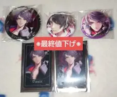 Rejet クリミナーレ！ ダンテ メッセージ入り クリアカード ホロ缶バッジ