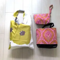 ♥サマーセール あづま袋・トートバッグ・ポーチセット
