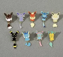 ポケモン☆ブイズ☆しっぽ☆ピンバッジ☆9 点セット☆コンプリート