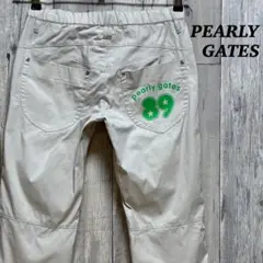 パーリーゲイツ　PEARLY GATESレディースパンツ ベージュ　七分丈