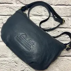 未使用級✨ダコタ シボ革 レザー 斜め掛け クロスボディ ミニショルダーバッグ