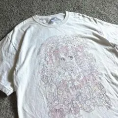 なつめみく　Tシャツ ホワイト　GILDAN Mサイズ