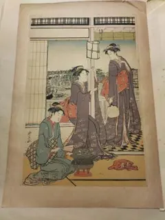 木版画 清長 美人画 版画