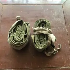 旧日本軍　海軍　ゲートル　脚絆　横須賀軍需部　当時物　実物　デットストック未使用 日本海軍陸戦隊 横須賀軍需部 巻脚絆