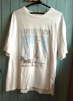 Cutie Blonde 半袖Tシャツ　フォトプリント　サイズフリー
