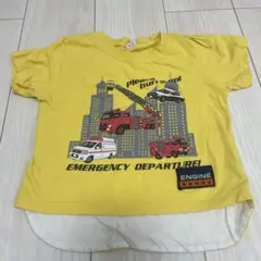 緊急車両デザインTシャツ2枚セット120㎝