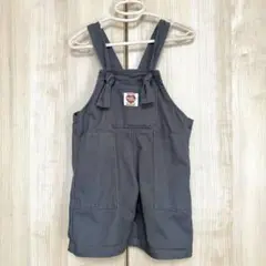 【美品】マイリトルワンダー サロペット 濃灰 90