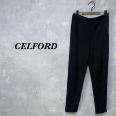 美香コラボ✨セルフォード イージーパンツ ストレッチ ブラック M 4249