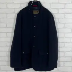 J.PRESS ジェイプレス ウールコート スタンドカラーコート ネイビー