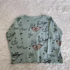 マーキーズ　美品✨ハンバーガーキャラクター長袖カットソー 110