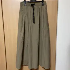 グラミチ　スカート　ベージュ　Lサイズ　ニコアンド
