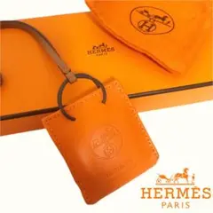 人気 HERMES エルメス ショッパー チャーム オレンジ サックオランジュ