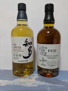 サントリー 知多 キリン 富士 シングルグレーン 700ml 2本セット