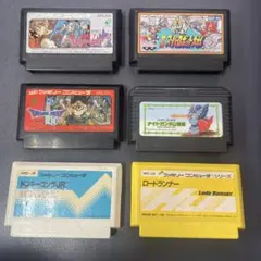 ファミコンソフト6本セット中古