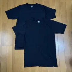 ZETT 半袖アンダーシャツ ブラック S 2枚セット②