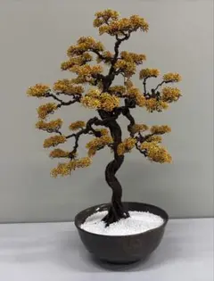 ワイヤーアート針金盆栽