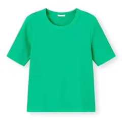 【GU・新品】リブT（半袖）