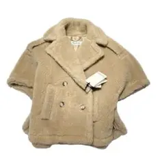 新品正規品!Max Mara adesso teddy ケープ コート