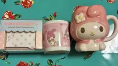 マイメロディ マグカップ2個セット 付箋　ロールメモ　サンリオ　Sanrio
