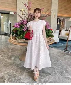 [ ayakoさんコラボ ]ドット刺繍シャツワンピース