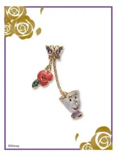 ANNA SUI アナスイ 美女と野獣 ディズニー シングルイヤリング チップ