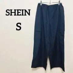 美品 シーイン SHEIN ネイビー ワークパンツ 【S】
