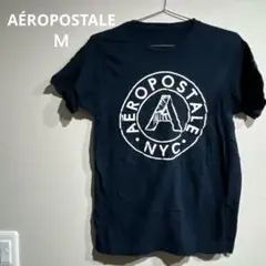 AÉROPOSTALE ネイビー ロゴ Tシャツ　Ｍ