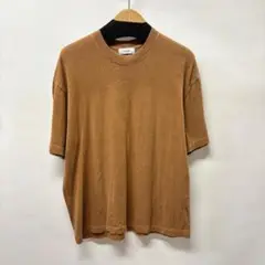alvana 半袖Tシャツ 茶 ブラウン