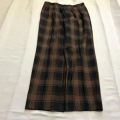古着　チェック　スラックス　made in Japan 日本製