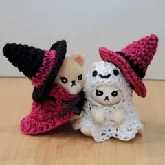 【2025おばけとドラキュラペアセットB】お座り&ハイハイドール　ハンドメイド