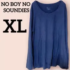 希少✨NO BOY NO SOUNDIES 【XL】長袖Tシャツブラック