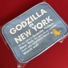未開封　ミスド　GODZILLA　IN　NEWYORK・ミニポーチ