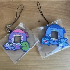 一番くじ　たまごっち　F賞きらきらラバーチャーム　2種