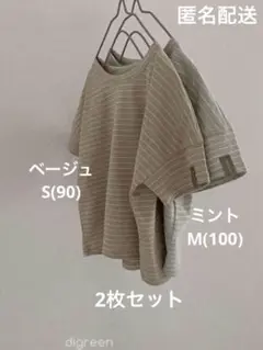 digreen / boarder T ２枚セット　90 100