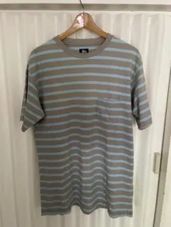 90s STUSSY ボーダーTシャツ Lサイズ
