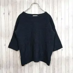 HUMAN WOMAN ヒューマンウーマン*ワッフル 長袖 ニット セーター