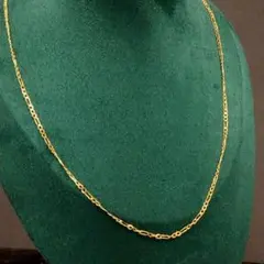 ヴィンテージ ゴールド 刻印 チェーン ネックレス ロング