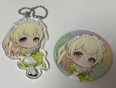 白鷺千聖 BanG Dream! スイパラ アクリルキーホルダー 缶バッジ