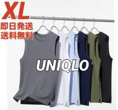 エアリズムコットンノースリーブTシャツ ホワイト