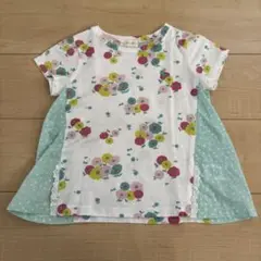 花柄コットンTシャツ　KNIT PLANNER 120㎝