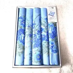 新品☆カネボウ草笛座布団カバー5枚セットコットン100%花柄