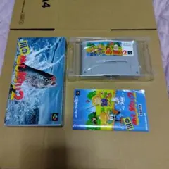SFCソフト　川のぬし釣り２　箱説あり　動作未確認