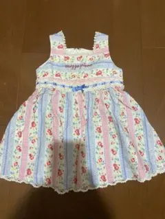 mezzo piano 花柄ワンピース　100センチ