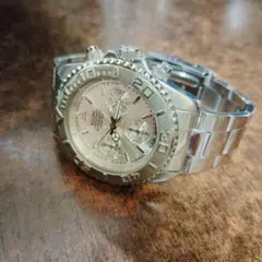 ELGIN FK-1059N-SL chronograph 電池交換済稼動美品