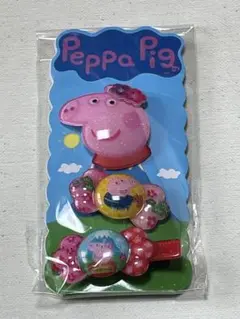 【新品・未開封】Peppa Pig ぺっパピッグ　ヘアーアクセサリーセット