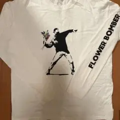 バンクシー展　ロンT 非売品　サイズL