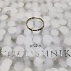 ココシュニック しのぎカット面取りリング