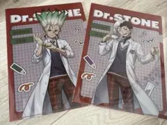 Dr.STONE フクヤキャラ福くじ クリアファイル　千空セット