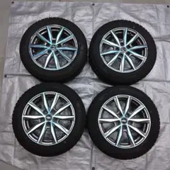 195/60R16 バリ山スタッドレス4本 ヨコハマ アイスガード ホイール付