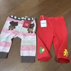 新品　ミキハウス　& スィートメロン　スパッツ　100cm 90cm